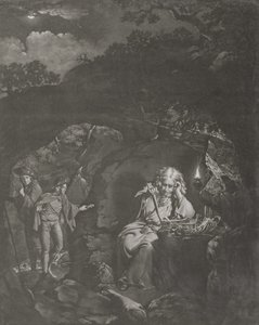 Ein Philosoph bei Lampenlicht (1770) von Joseph Wright of Derby